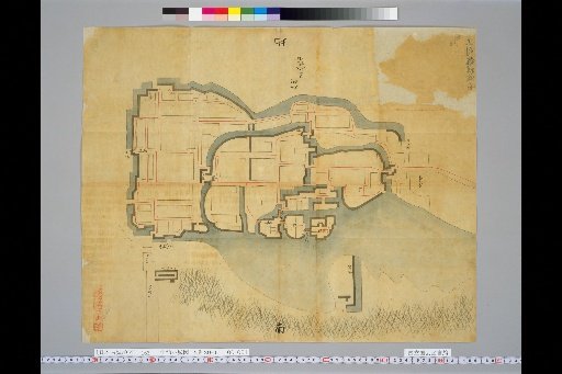Pictures of Ancient Japanese Castles, Volume 11, Tōsandō Section (4), 163 Map of Tatebayashi Castle, Kōzuke Province