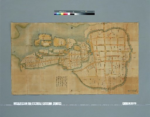 Pictures of Ancient Japanese Castles, Volume 11, Tōsandō Section (4), 165 Map of Tatebayashi Castle