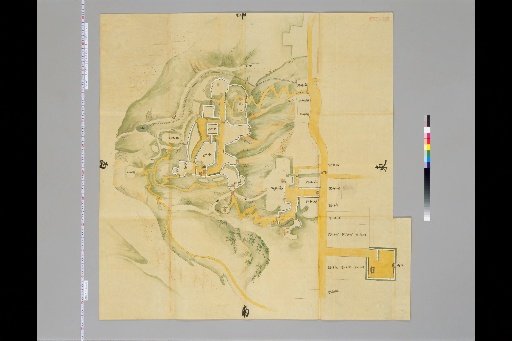 Pictures of Ancient Japanese Castles, Volume 12, Tōsandō Section (5), 171 Karasuyama Castle, Shimotsuke Province