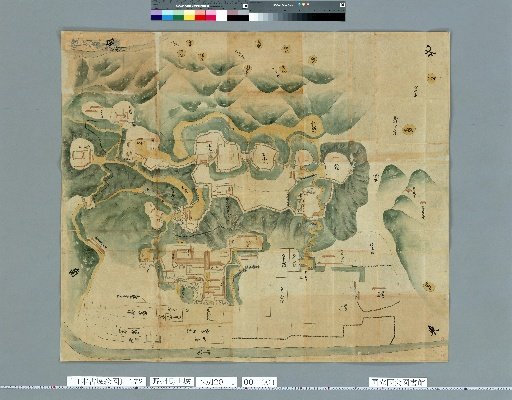 Pictures of Ancient Japanese Castles, Volume 12, Tōsandō Section (5), 172 Karasuyama Castle, Shimotsuke Province
