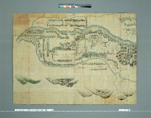 Pictures of Ancient Japanese Castles, Volume 12, Tōsandō Section (5), 178 Map of Kurobane Castle