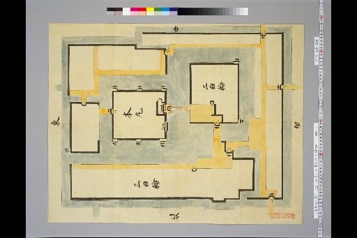 [Pictures of Ancient Castles of Japan] [Volume 16, Hokurikudō Section (2)] 232 Map of Nagaoka Castle, Echigo Province
