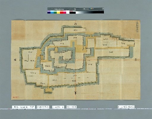 [Pictures of Ancient Castles of Japan] [Volume 17, Sanindō Section] 247 Map of Tanabe Castle, Tango Province