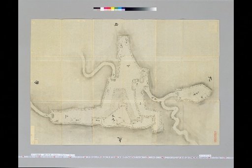[Pictures of Ancient Castles of Japan] [Volume 17, Sanindō Section] 257 Map of Tsuwano Castle, Iwami Province