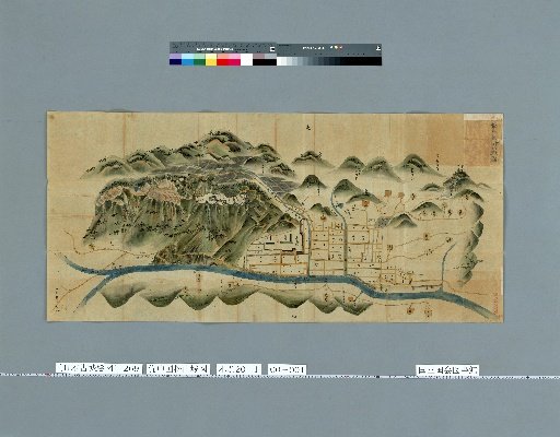 [Pictures of Ancient Japanese Castles] [Volume 18, Sanyodo Region] 269 Map of Matsuyama Castle in Bitchu Province