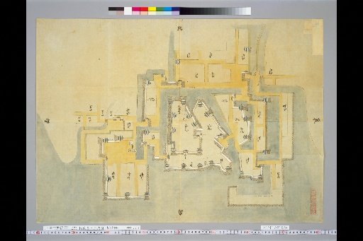 [Pictures of Ancient Japanese Castles] [Volume 18, Sanyodo Region] 273 Map of Mihara Castle in Bingo Province