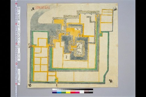 [Pictures of Ancient Japanese Castles] [Volume 20, Nankaido Region (2)] 296 Map of Imabari Castle in Iyo Province