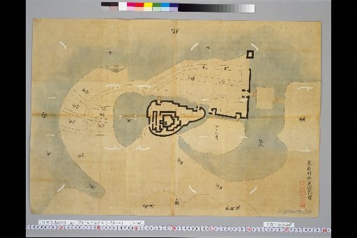 [Pictures of Ancient Japanese Castles] [Volume 21, Saikaido Section (1)] 307 Chikuzen Fukuoka Castle Map