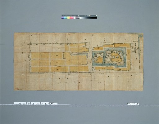 [Pictures of Ancient Japanese Castles] [Volume 21, Saikaido Section (1)] 322 Shimabara Castle Map