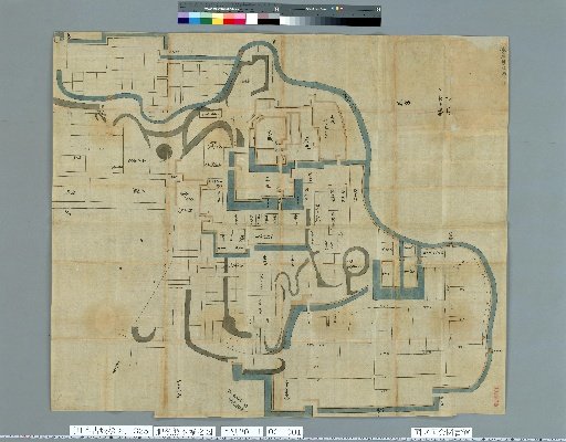 [Pictures of Ancient Japanese Castles] [Volume 22, Saikaido Section (2)] 325 Higo Kumamoto Castle Map