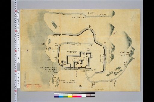 [Pictures of Ancient Japanese Castles] [Volume 22, Saikaido Section (2)] 334 Buzen Nakatsu Castle Map