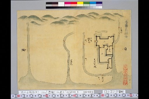 [Pictures of Ancient Japanese Castles] [Volume 22, Saikaido Section (2)] 335 Buzen Nakatsu Castle Map