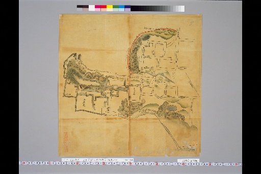 [Pictures of Ancient Japanese Castles] [Volume 23, Saikaido Section (3)] 338 Bungo Kizuki Castle Map