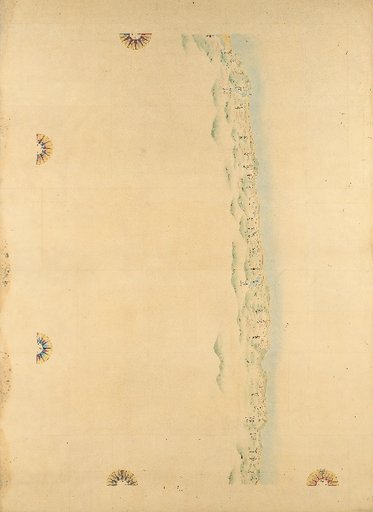 [Complete Map of the Coastal Regions of Great Japan] Map No. 54 Mutsu (Iwaki, Isobe Village, Kohama Village)