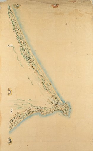 [Complete Map of the Coastal Regions of Great Japan] Map No. 58 Hitachi & Shimousa (Shimousa, Iioka Village, Hitachi, Choshi Beach, Kumiage Village)