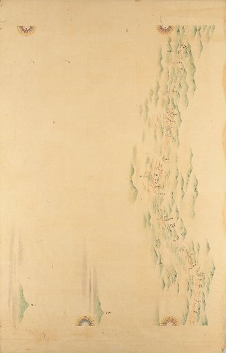 [Complete Map of the Coastal Regions of Great Japan] Map No. 65 Dewa (Uzen, Moto-Iida, Shinjo, Oki)