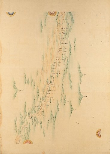 [Complete Map of the Coastal Regions of Great Japan] Map No. 66 Dewa (Uzen, Ohashi, Yamagata, Tateoka)
