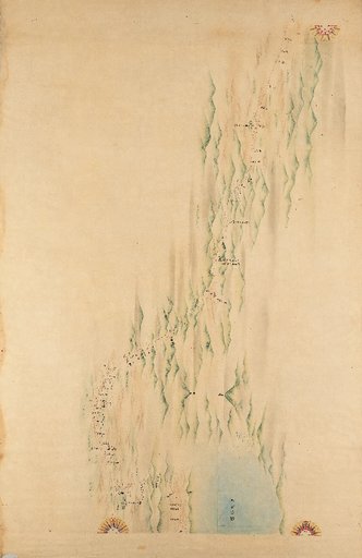 [Complete Map of the Coastal Regions of Great Japan] Map No. 67 Dewa & Mutsu (Iwaki, Mount Bandai, Iwashiro, Wakamatsu, Lake Inawashiro)