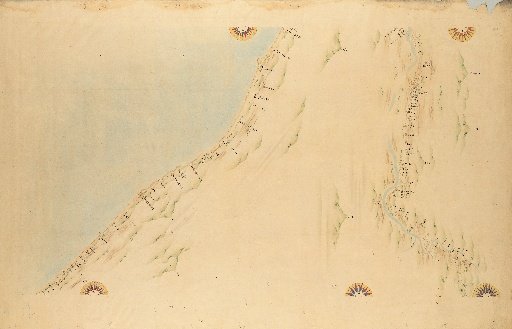 [Complete Map of the Coastal Regions of Great Japan] Map No. 76 Echigo (Echigo, Tokimizu Village, Nagaoka, Gata Town)