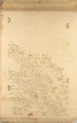 [Complete Map of the Coastal Regions of Great Japan] Map No. 88 Musashi (Musashi, Senju, Oshi, Sugaya Village)