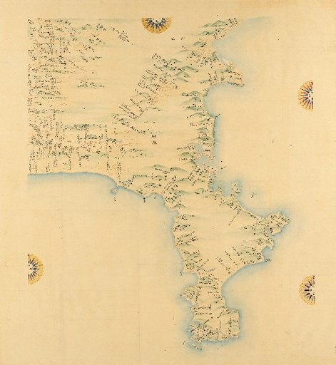[Complete Map of the Coastal Regions of Great Japan] Map No. 93 Musashi & Sagami (Sagami, Yokosuka, Ma-iri River, Musashi, Kanagawa)