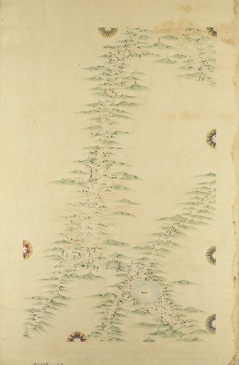 [Complete Map of the Coastal Regions of Great Japan] Map No. 96 [Shinano] (Shinano, Matsumoto, Suwa, Wada, Omi-juku)