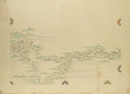 [Complete Map of the Coastal Regions of Great Japan] Map No. 97 Sagami & Kai (Sagami, Yose, Kai, Ishida, Otsuki Station, Eirin-ji Mountain)