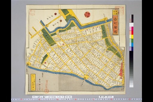 [Edo Kiriezu] Map of Edo Banchō