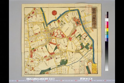 [Edo Kiriezu] Map of Azabu