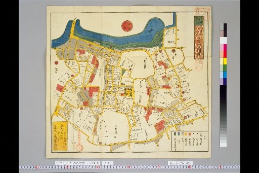 [Edo Kiriezu] Map of Akasaka