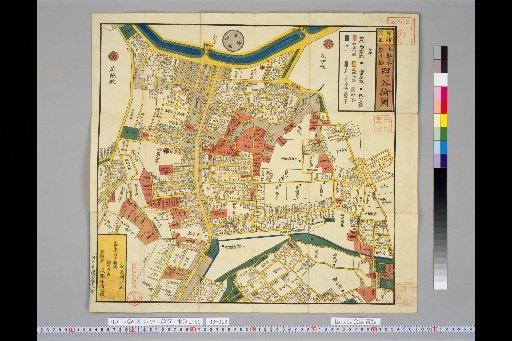 [Edo Kiriezu] Map of Yotsuya