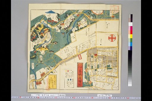 [Edo Kiriezu] Map of Sugamo