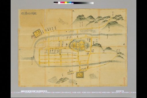 [Maps of Ancient Castles of Japan] Volume 9, Eastern Sea Road Section (2) 133: Map of Takayama Castle, Hida Province