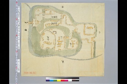 [Maps of Ancient Castles of Japan] Volume 9, Eastern Sea Road Section (2) 134: Map of Iwamura Castle, Shinano Province