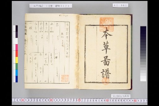 Honsō Zupō, Volume 9, Scroll 61: Fruits, Five Fruits 1