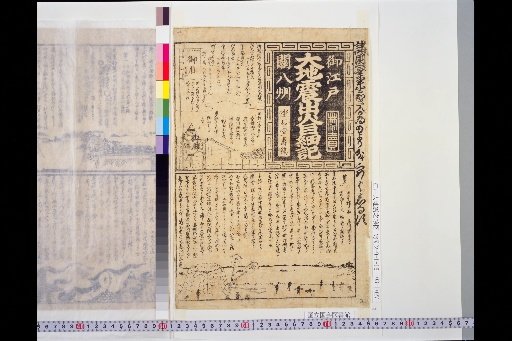 Record of the Great Edo Earthquake and Fire Details in the Eight Provinces