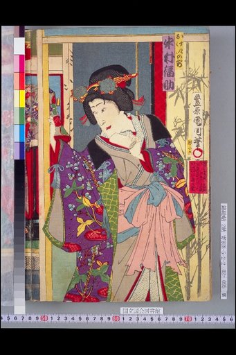 Oké no Kata: Nakamura Fukusuke as Ōgatsu Genzō; Onoe Kikugorō as Nakarō Masao; Ichikawa Sadanji II