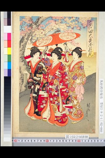 Chiyoda no Ooku: Viewing the Cherry Blossoms