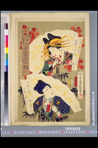 Willow Street: Flowers of the Theatre's Golden Age, Pair: Kukirō Shōhi, Bandō Shinsui