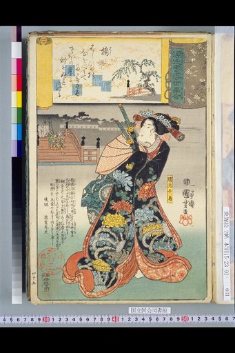 Genji Cloud Ukiyo-e Collection: The Bridge Princess
