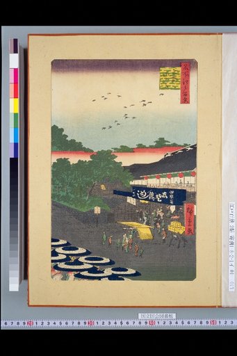 Famous Views of Edo in One Hundred Scenes: Ueno Shimizu-do, Shinobazu Pond