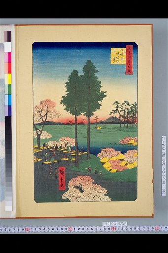 One Hundred Views of Famous Places in Edo: Higurashi Suwa Terrace