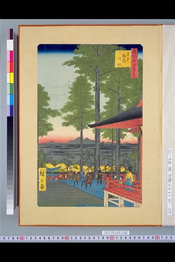 One Hundred Views of Famous Places in Edo: Oji Inari Shrine