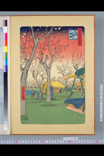 One Hundred Views of Famous Places in Edo: Kamata Plum Garden