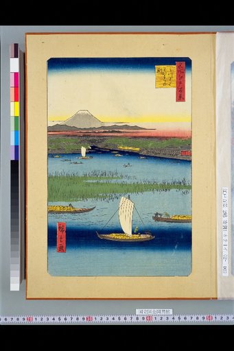 One Hundred Famous Views of Edo: The Parting Pool at Mitsumata