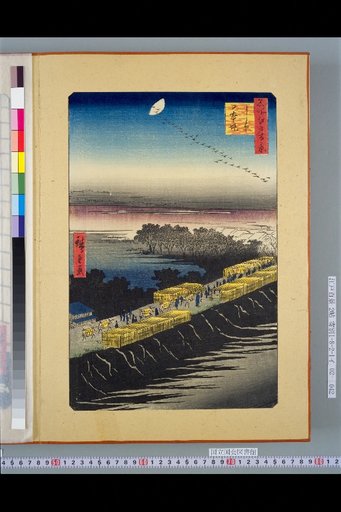 One Hundred Famous Views of Edo: Yoshihara Nihon-dike