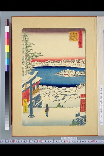One Hundred Famous Views of Edo: Yushima Tenjin-zaka View from Above