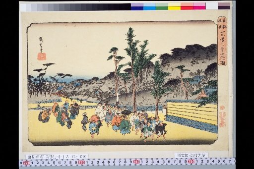 Famous Places of the Eastern Capital: Map of Zoji-ji Temple Grounds