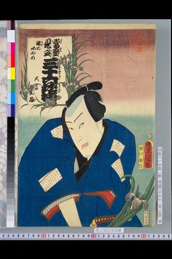 Famous Figures Compared to Thirty-Six Flowers: Ootaka Shudo of the Mysterious Iris