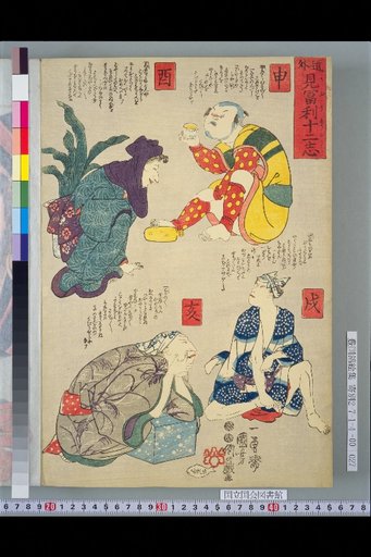 Views of the Surrounding Wealth: Twelve Zodiac Signs: Monkey, Rooster, Dog, Boar